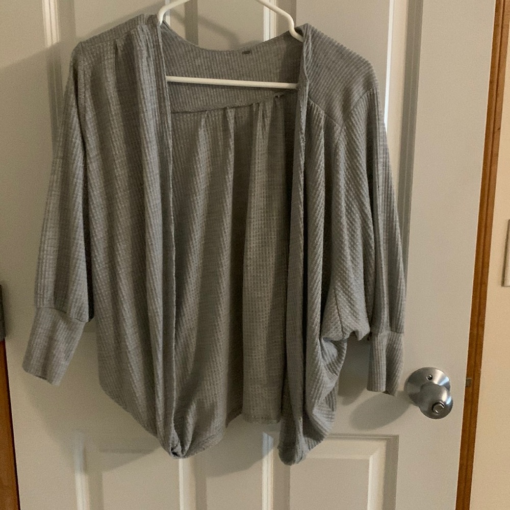 Grey light weight cardigan